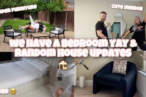 moving vlog 🏚🪚🔨 | we have a bedroom yay! new garden furniture & starting the hall ✨ – ..