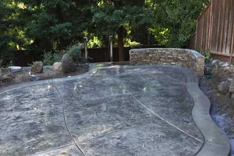 Does stamped concrete last as long as regular concrete?