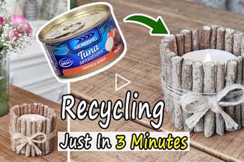 DIY Recycling Ideas: Recycling Tuna Cans Just In 3 Minutes!😱😍 | Recycling Projects | Easy DIY..