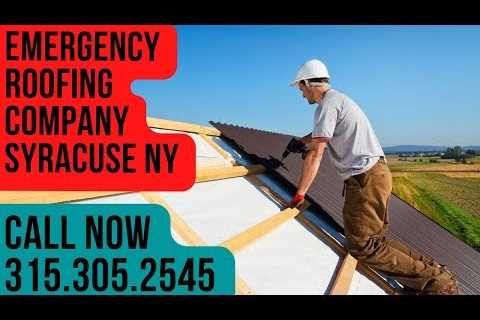 24 Hour Roof Repair in Syracuse NY