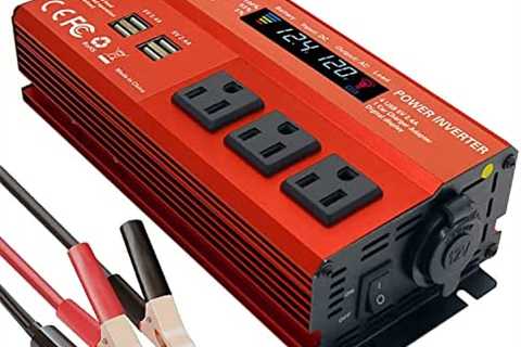 500W Modified sine Wave Power Inverter,Peak 1000 watt, Car 12V DC to 110V AC Converter 4 x 2.4A USB ..