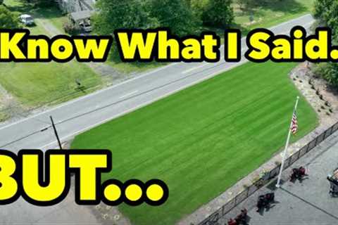 I Know WHAT I Said    BUT | Bermudagrass Fall Lawncare