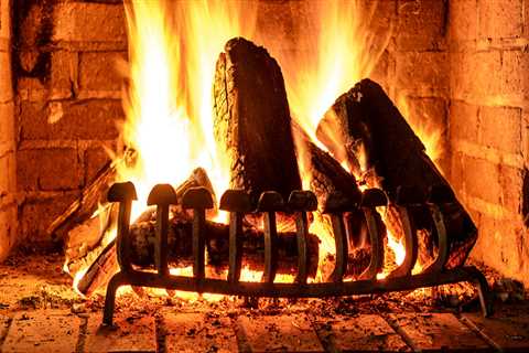 How much heat does a fireplace produce?