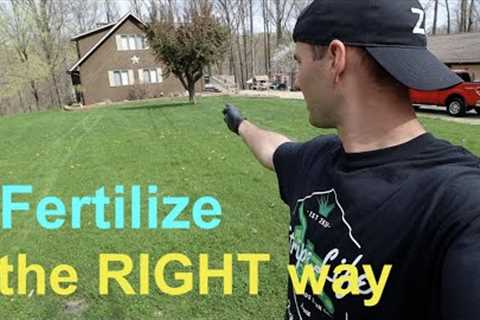 WHEN and HOW to FERTILIZE your lawn