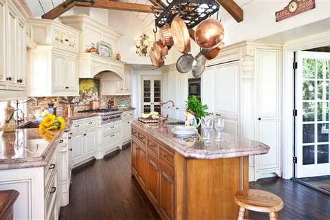 French Country Kitchen Decorating With Pops of Color