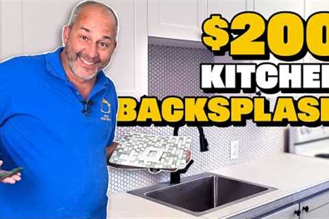 Easiest Tile Backsplash I''ve Ever Done | Church Flip | Episode 6