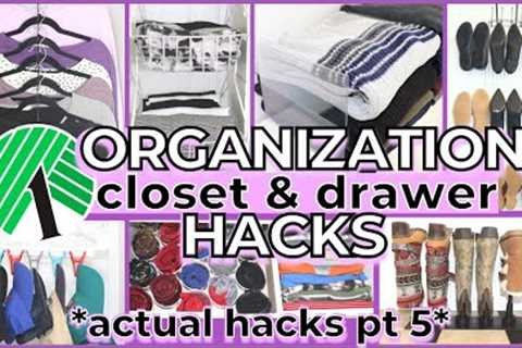 *NEW* Dollar Tree CLOSET Organization Hacks