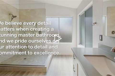 Master Bathroom Designs: Balancing Form and Function