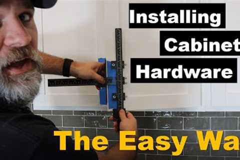 Easiest Way to Install Cabinet Hardware and Handles – Cabinet Hardware Jigs - DIY