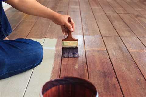 How to Go About Deck Painting