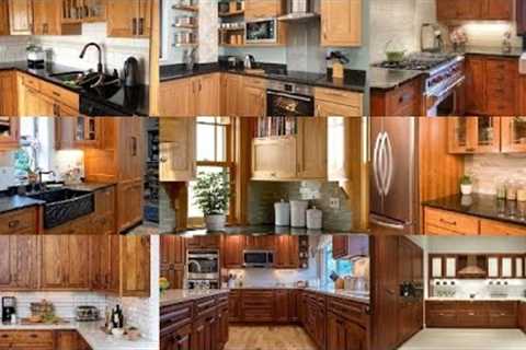 Wooden Kitchen Cabinets Ideas|Kitchen Interior Decor Design 2023 #homeinterior  #kitcheninterior