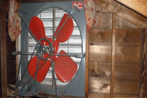 When should attic fan run?