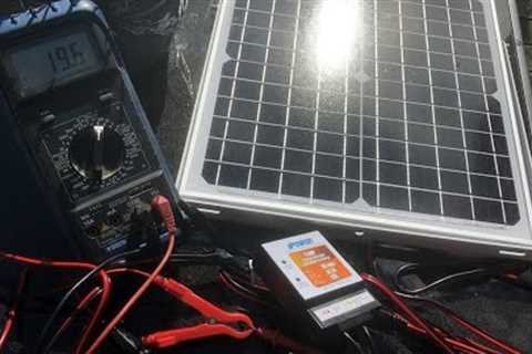 POWOXI 30W 12V Solar Panel +  Charger Controller (8A) Kit - Review #solarpower #solarpanel