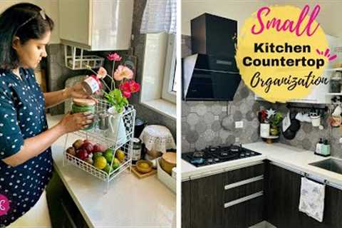 12 (super easy) Small Kitchen Countertop Organization Ideas for 2023 / Smart & Practical Tips