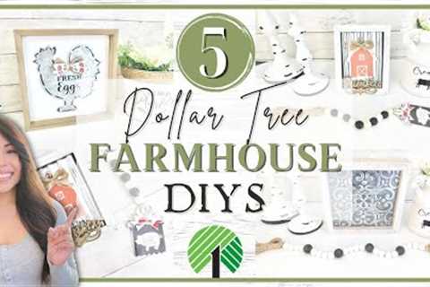 5 BEAUTIFUL *MUST TRY* DOLLAR TREE FARM DIY''S | QUICK & EASY DOLLAR TREE FARMHOUSE DECOR DIYS..