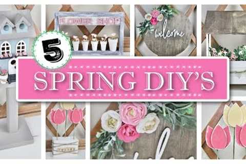 Spring Home Decor DIY''S | 5 *EASY & BUDGET FRIENDLY* Projects