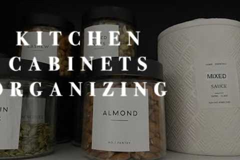 KITCHEN CABINETS ORGANIZING || ORGANIZING IDEAS