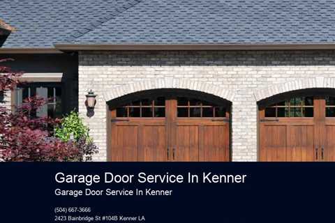 Garage Door Service In Kenner