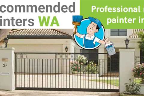 Why do you need a certified professional residential painter in Perth? | Painter Perth | House..