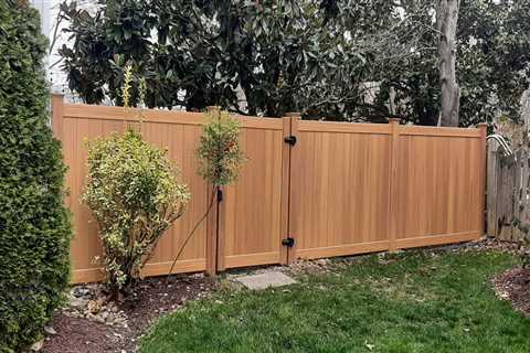 Makeover Monday: Cypress Vinyl Privacy Fence in West River, Maryland