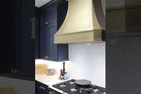 Navy Blue Kitchen Cabinet Idea Fabuwood Galaxy Line | Indigo Color Cabinets