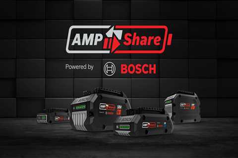 Bosch Announces AMPShare Cordless Platform with 15-Alliance Brand Partners