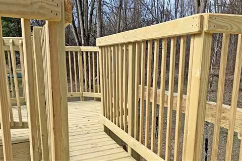 How Much Space Should be Left Between Railings During Deck Construction?