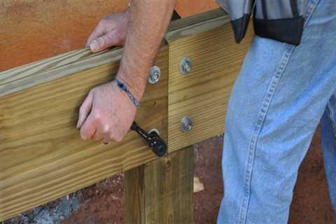 How to Securely Attach Beams to Posts for Deck Construction