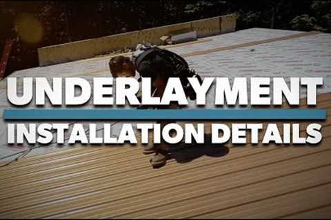 Roofing Underlayment Installation for Metal Roof Systems | Titanium Underlayment for Metal Roofing