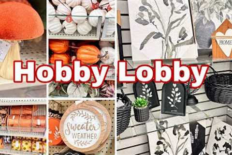 NEW HOBBY LOBBY FALL DECOR 2023 |SHOP WITH ME for NEW FALL Decorations!!#hobbylobby