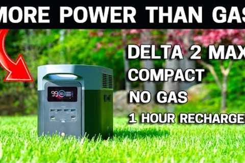 Ecoflow Delta 2 MAX BEATS Gas Honda! Clean Power Generator Anywhere