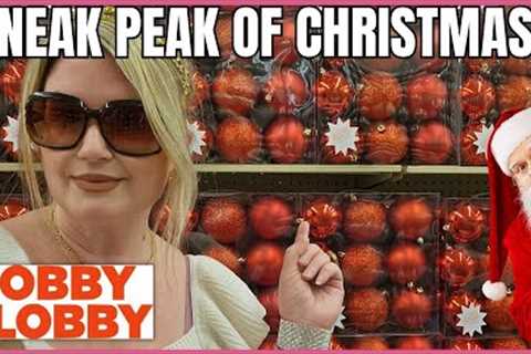 Hobby Lobby | Christmas Decorations out Already? | Plus 75% OFF | Store Walk Thru | #hobbylobby