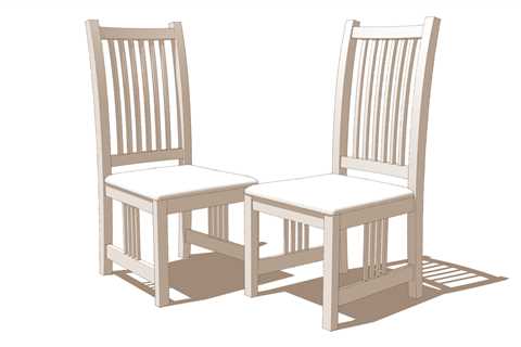 Adding curved backrest spindles on a dining chair in SketchUp