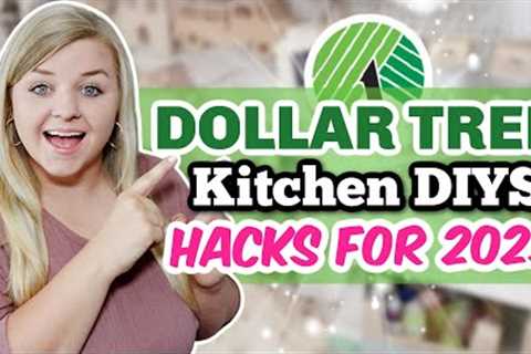 Genius *NEW* Dollar Tree Kitchen DIYS 2023 | DIY Kitchen Decor | Best Temu Finds! Krafts by Katelyn