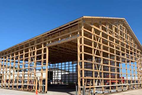 What makes a barn a pole barn?