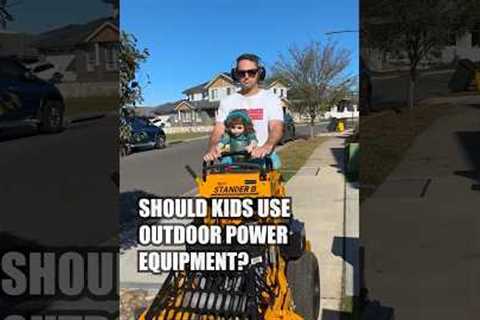 Should kids be banned from using Lawn Mowers? #safety