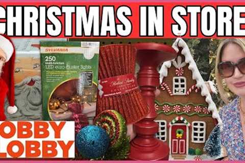 CHRISTMAS 2023 at Hobby Lobby | GINGERBREAD HOUSES | Christmas Lights #hobbylobby #christmas