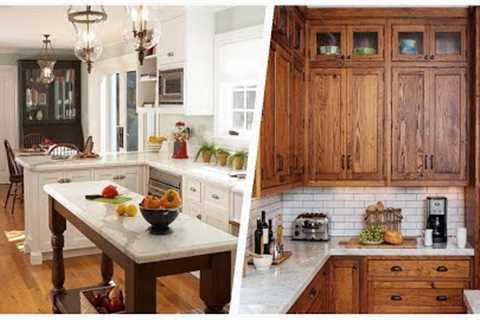 75 L-shaped Kitchen With White Backsplash Design Ideas You''ll Love ☆