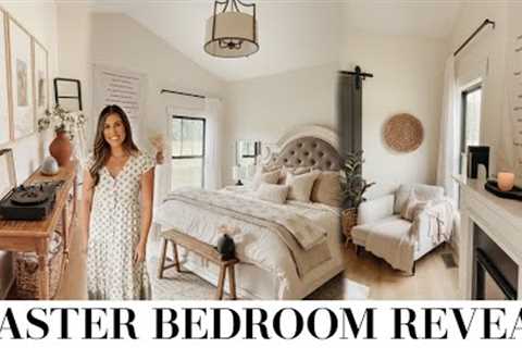 MASTER BEDROOM REVEAL & COZY DESIGN TIPS | how to style a room on a budget!