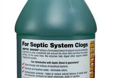 Septic Shock Treatment For Septic Tanks: Restoring Functionality In Critical Situations