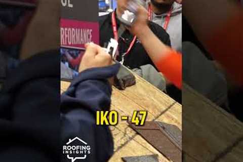 IKO Vs OWENS CORNING Pull Test #roofing #contractors