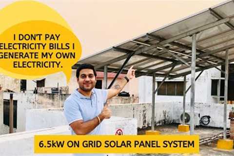 Solar System for Home | 6.5kW On Grid Solar System | Solar Panel System Price, Subsidy and Working