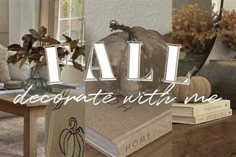 *NEW* FALL DECORATE WITH ME 2023|| Neutral Fall Decorating Ideas