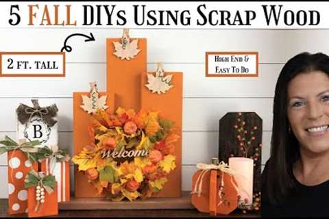 DIY Fall Decor Using Scrap Wood/Wood Projects Anyone Can Do