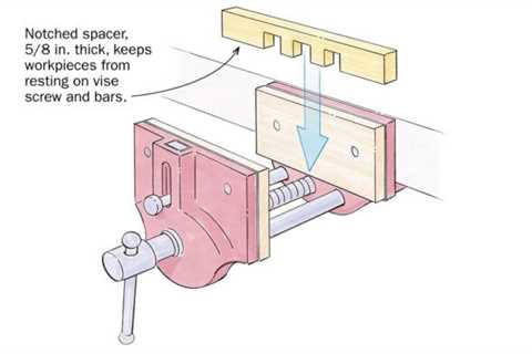 Vise insert protects workpieces – FineWoodworking