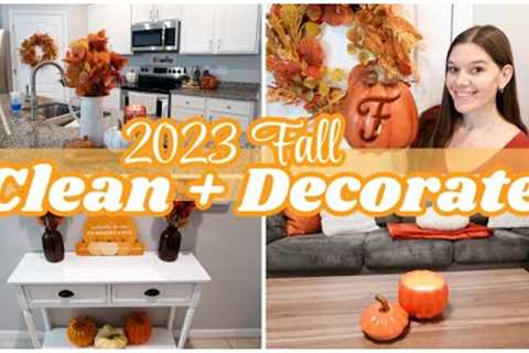 FALL CLEAN + DECORATE WITH ME 2023 | COZY FALL DECOR IDEAS + CLEANING