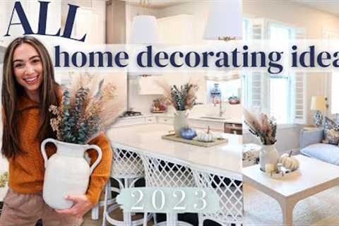 2023 FALL DECORATING! Fall Decorate with Me! | Fall Interior Design Ideas | Alexandra Beuter