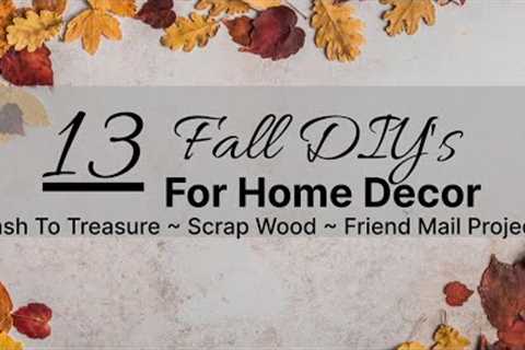 13 Fun Fall Home Decor Ideas For 2023 | Autumn Home Interior Projects