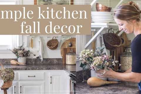 7 SIMPLE Kitchen Fall Decor Ideas | Fall Decorate with Me 2023