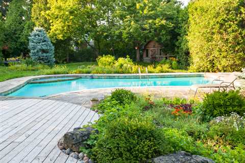 Landscaping Around Pool With Rocks